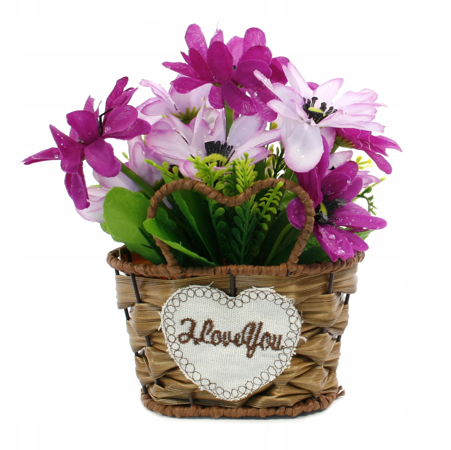 

Kwiaty Ozdobne W Doniczce Stroik 18cm Różne