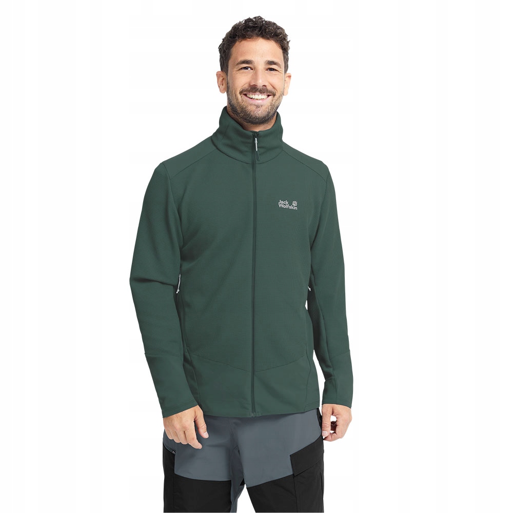 Męska bluza Jack Wolfskin Ridge Hike Fz M sago palm L