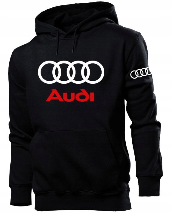 

Bluza Męska Audi Czarna Gruba Tir L