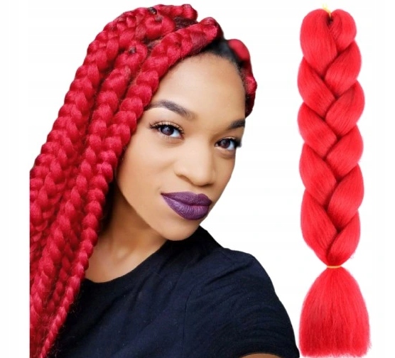 WŁOSY SYNTETYCZNE KOLOROWE DO WARKOCZYKÓW DOCZEPIANE WŁOSY NA WARKOCZ OMBRE