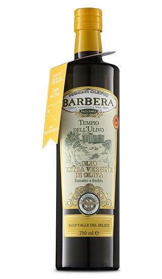 Oliwa z Oliwek Włoska Barbera Tempio Dell'ulivo Valle del Belice Dop 750ml