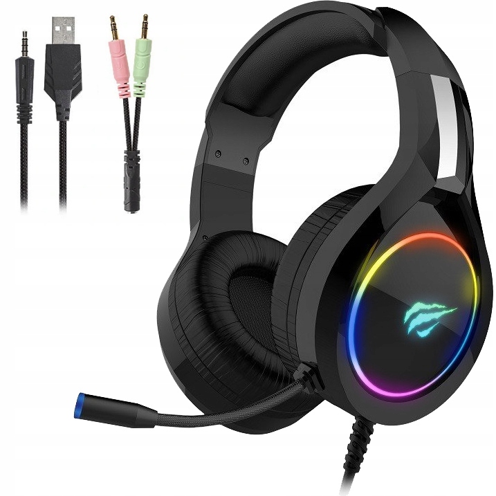 

Słuchawki Gamingowe Headset Gracza Pc PS4 Rgb Led