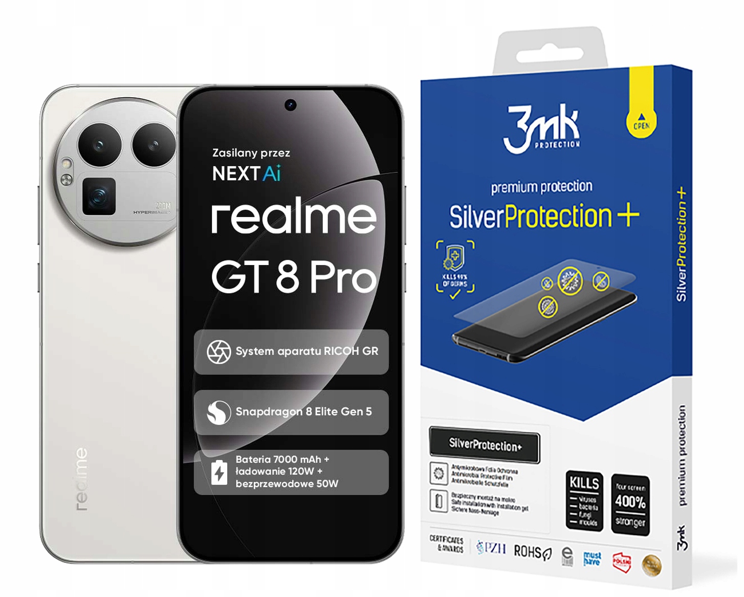 3MK Fólie Silver Protection+ pro Realme GT8 Pro