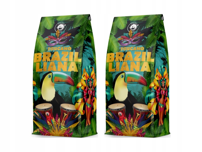 Kawa ziarnista Blue Orca Coffee Brazilliana Toucano 2 x 1 kg