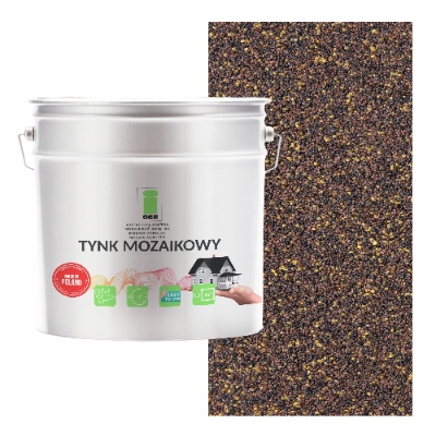 Mozaiková Omítka Hnědá Marmolit Třída 1 Mozaika 7 kg Polský Výrobce