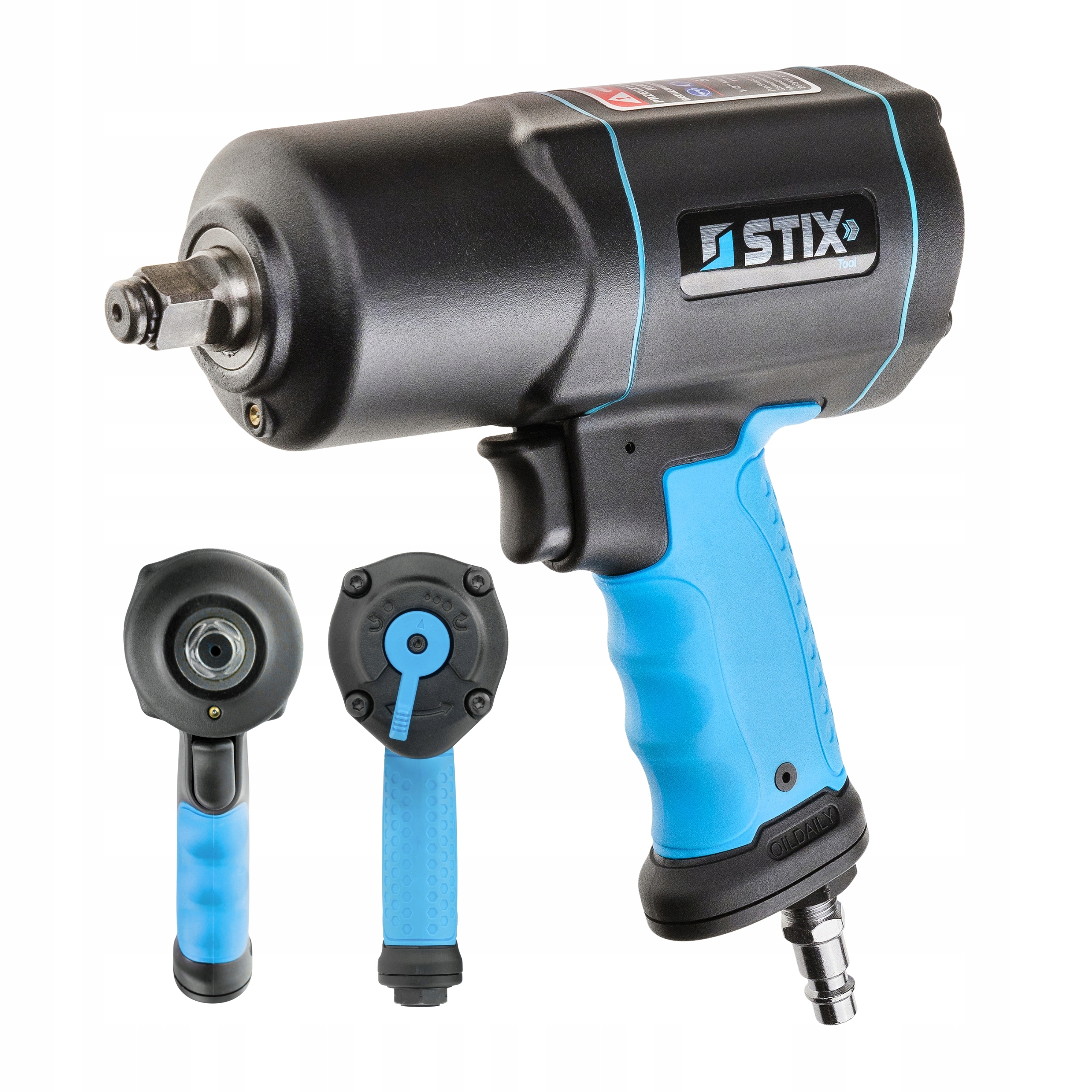 Kompozitový Pneumatický Rázový Klíč Pro Kola Kompresoru 1900NM STT-19 Stix