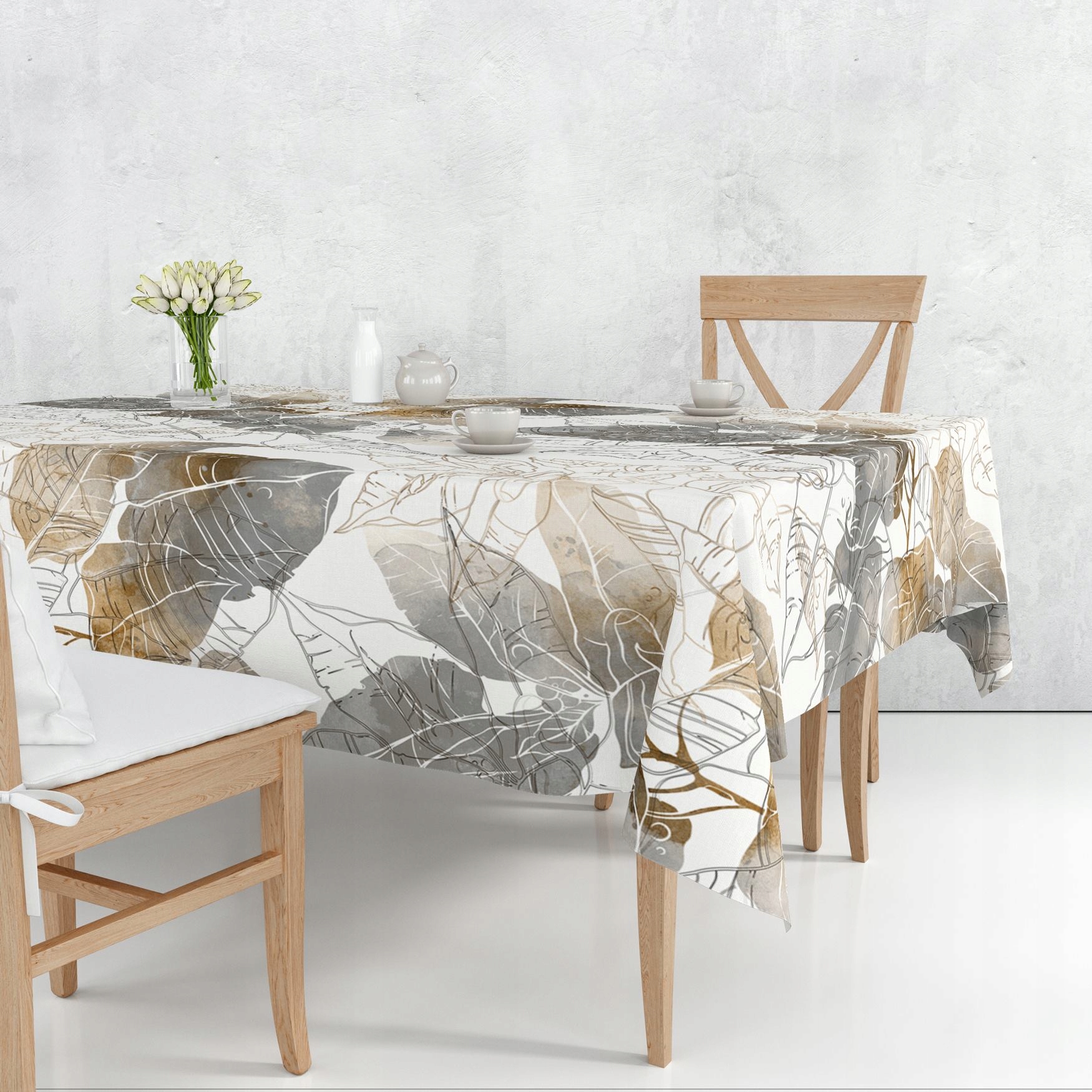 OBRUS PLAMOODPORNY 140X220 GŁADKI MATOWY GRUBY 039 Materiał wykonania poliester