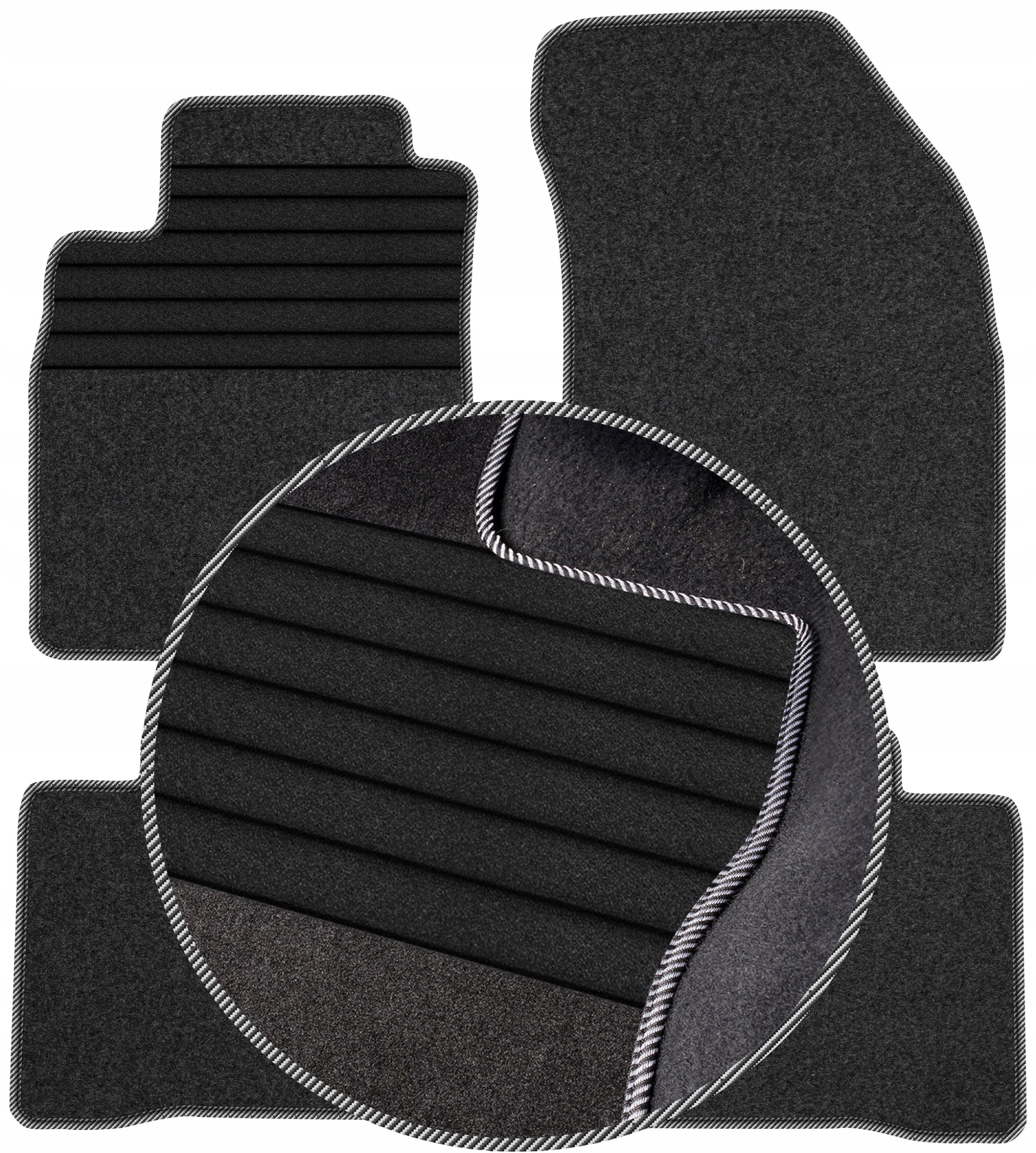 Koberce do auta Kia Magentis I Sd 2001-2006 Velurové