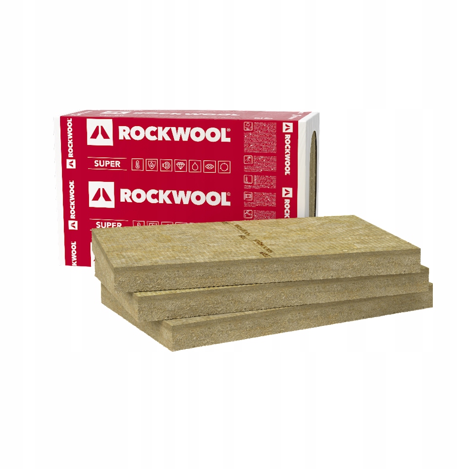 wełna fasadowa ROCKWOOL FRONTROCK SUPER 80mm Marka Rockwool