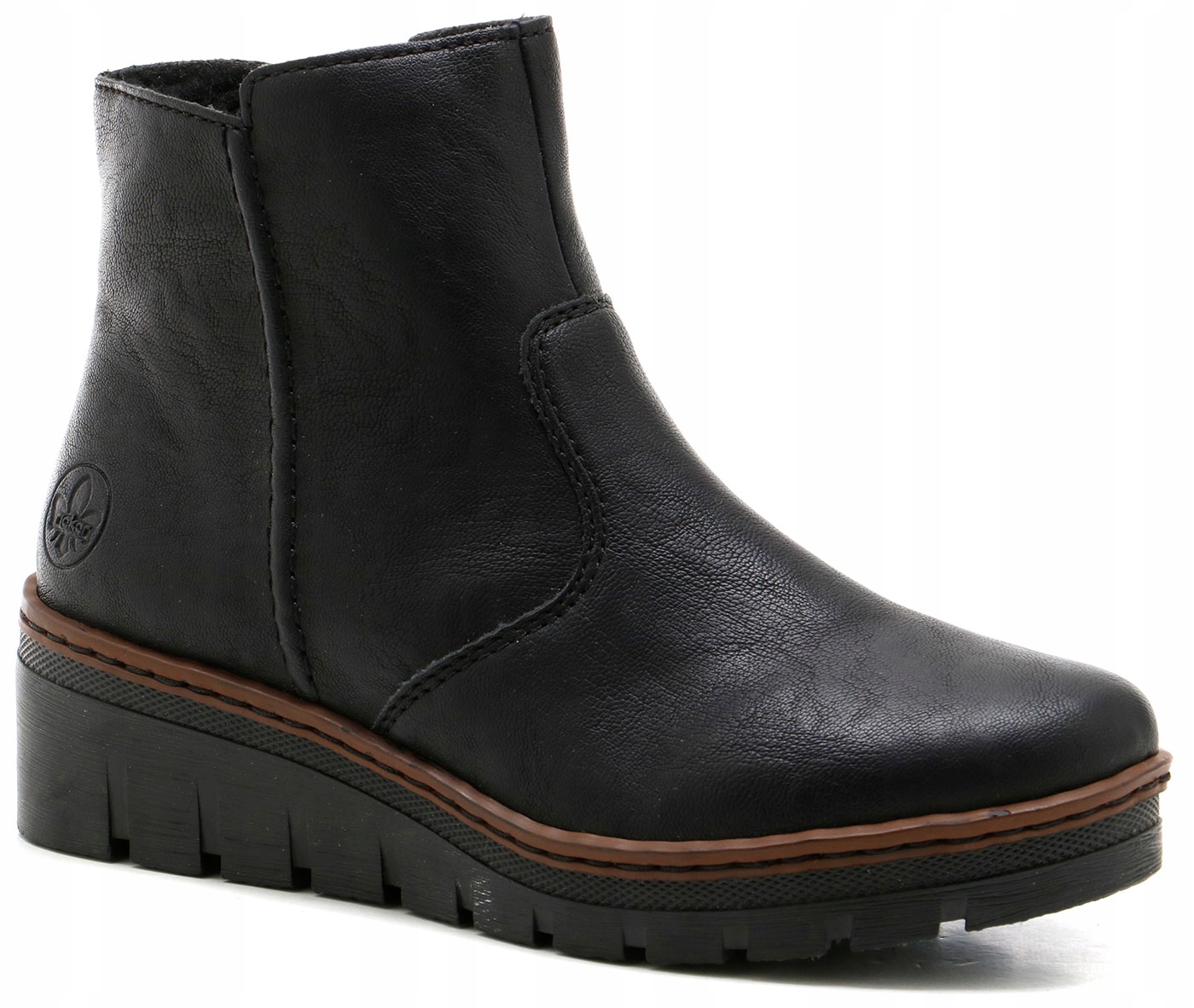 Dámské Kotníkové Boty Rieker X9165-00 vel. 36 černé, teplé a pohodlné