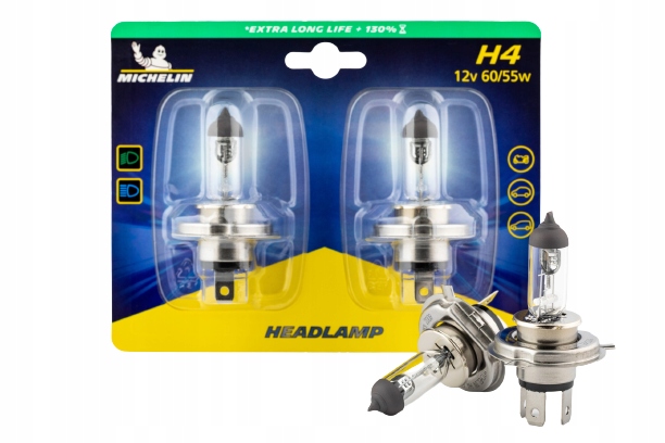 

Michelin Żarówka halogenowa H4 12V 60/55W 2 szt.