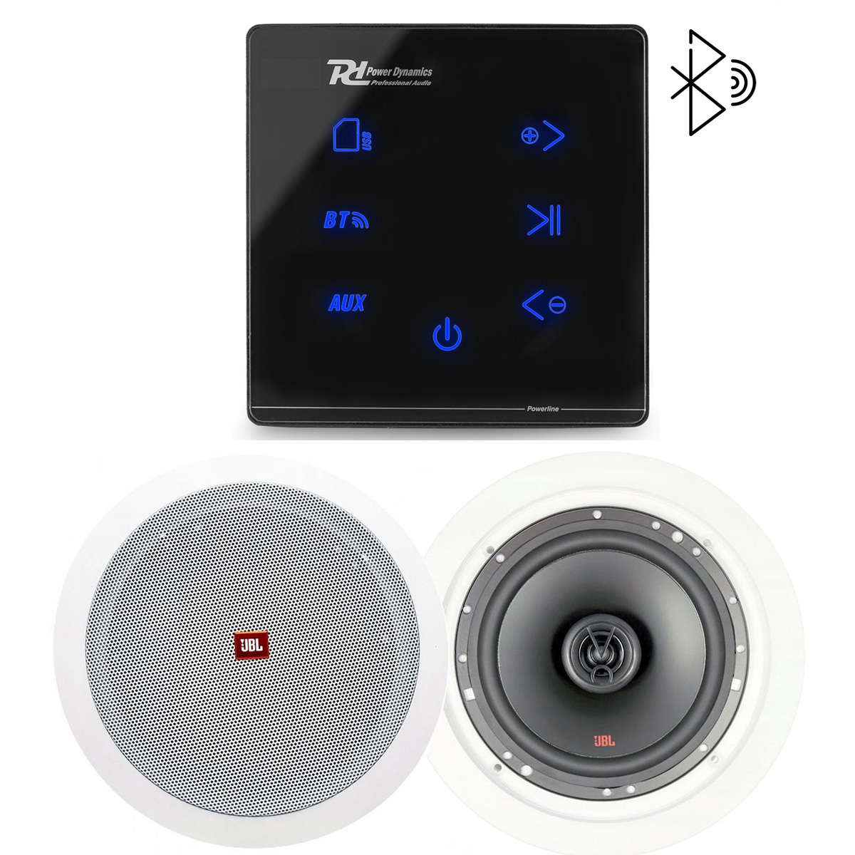 Sada Stropných Reproduktorov Jbl Stage 2 Biela Bt