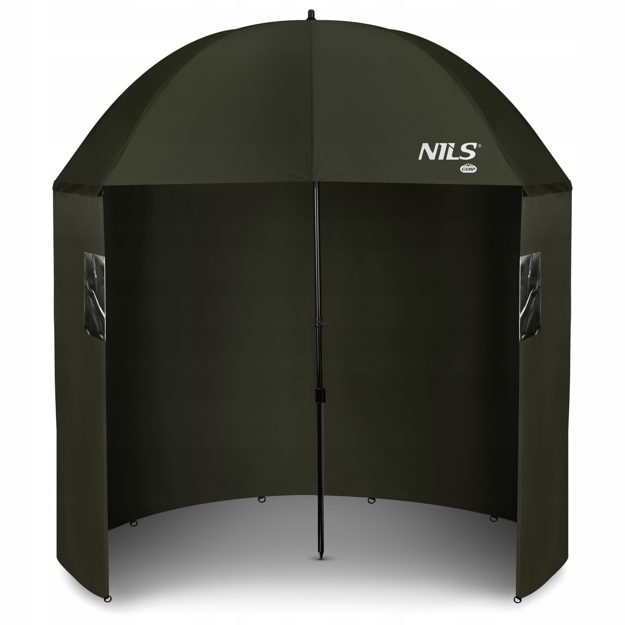 Rybářský deštník Nils Camp NC4702 s bočním krytem a Pvc okny 250 cm