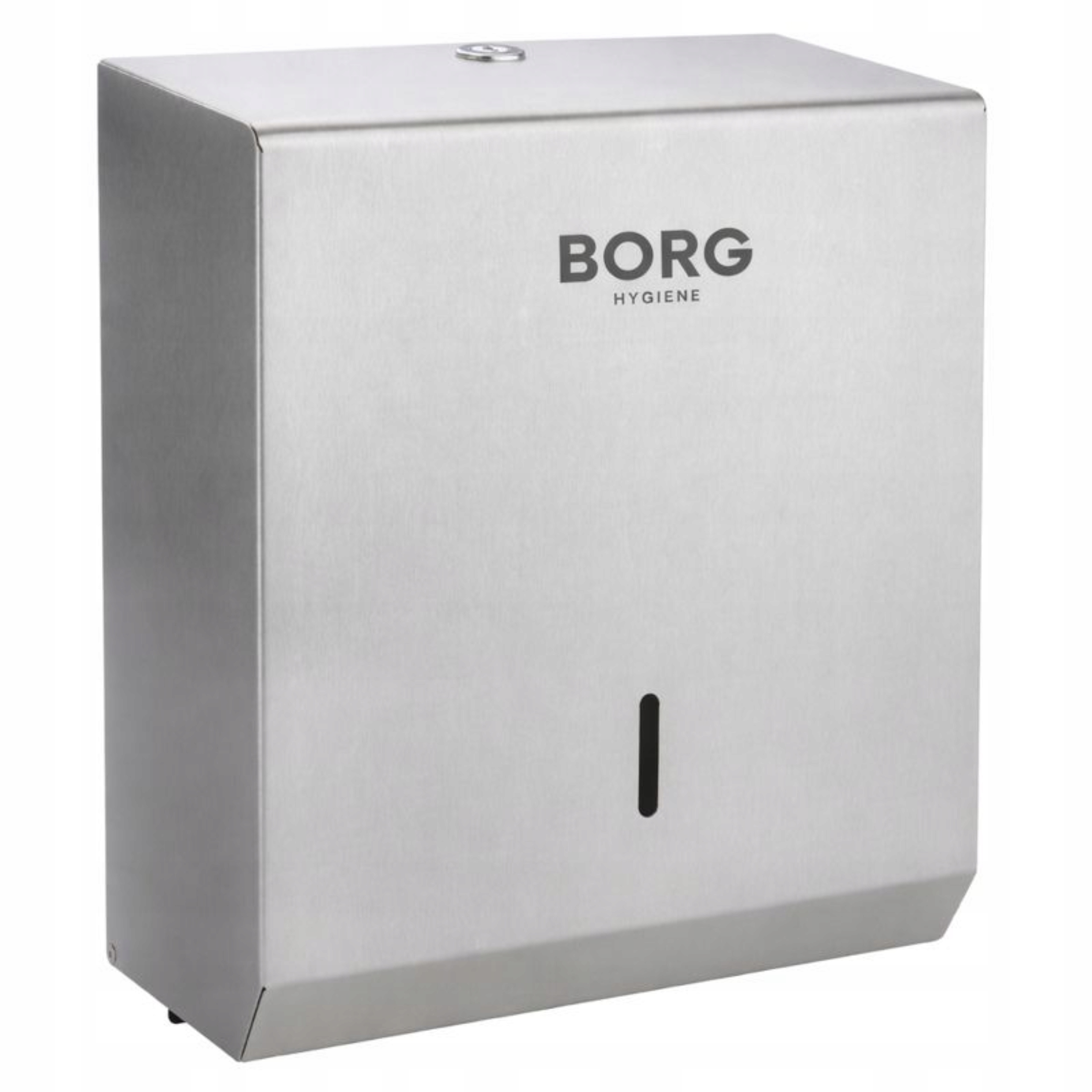 Oceľový dávkovač na uteráky Zz Strieborný Borg Steel Premium