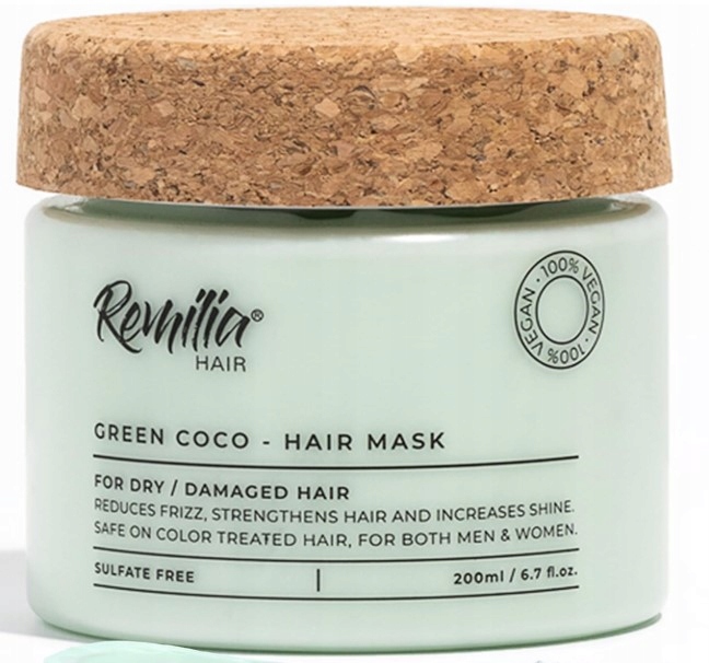 Remilia Green Coco regenerační maska na vlasy s avokádem 200 Ml