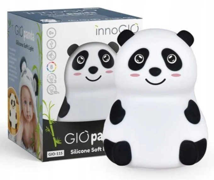 

Lampka nocna dla dzieci InnoGIO Panda silikonowa