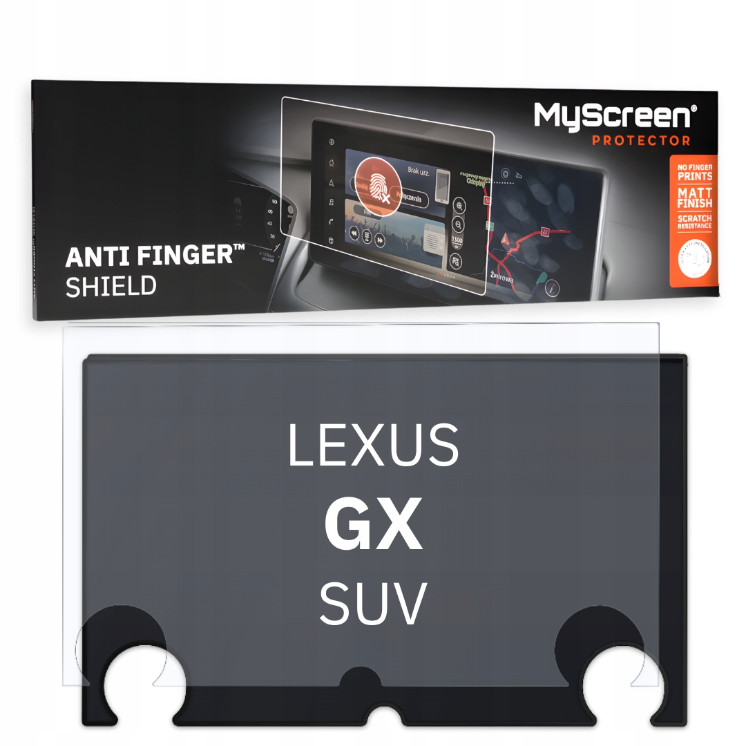 Matná fólie pro Lexus Gx Suv 2023 Přední Středový Panel MyScreen