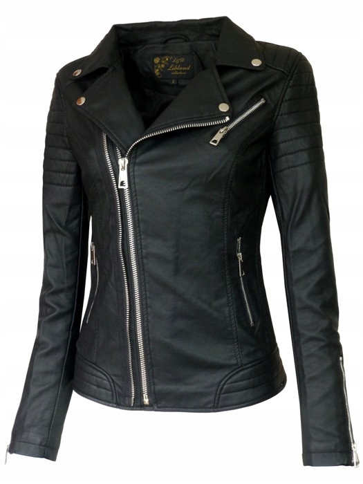 

Ramoneska _ Kurtka _ Skóra Moto Biker LD58 _ 5XL