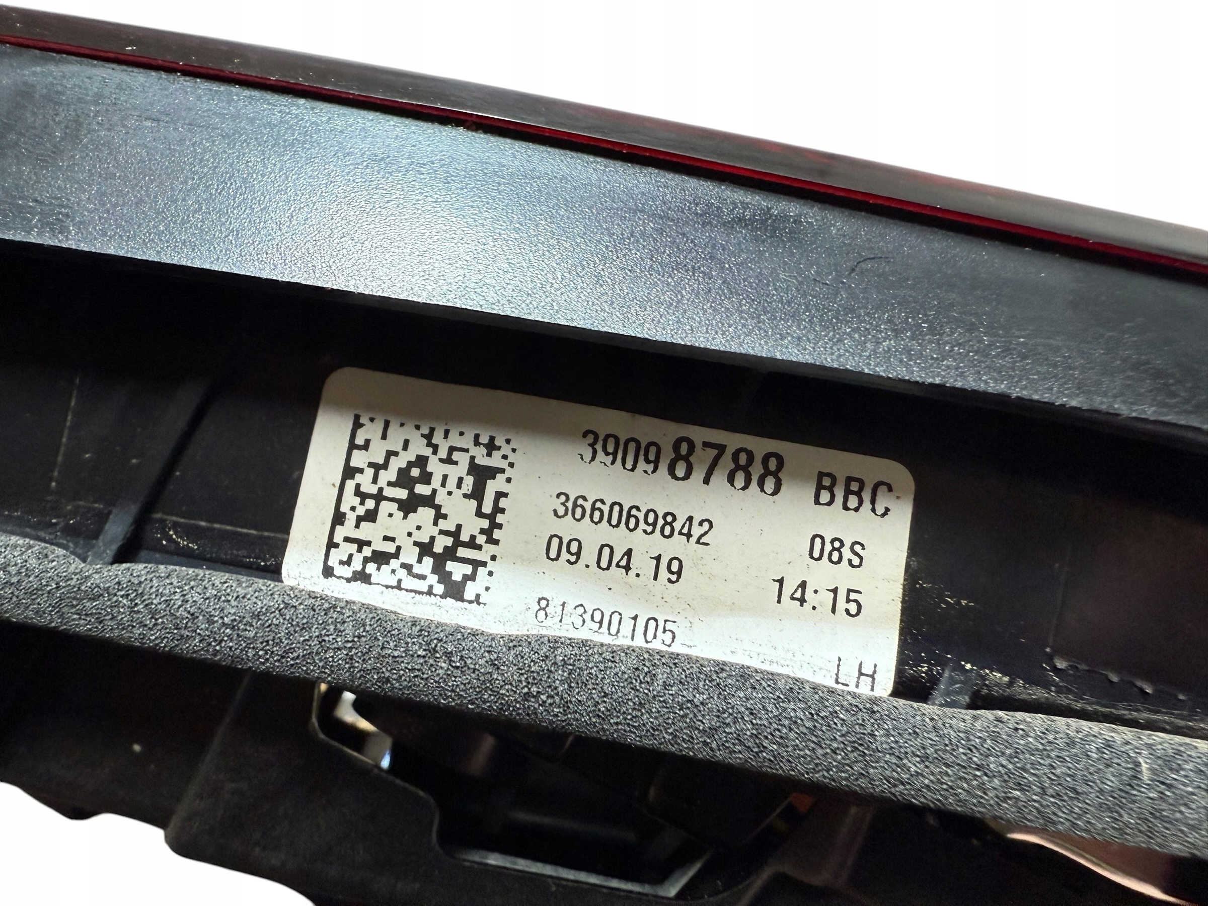 light left rear to the bonnet left rear part OPEL ASTRA K V HB HATCHBACK