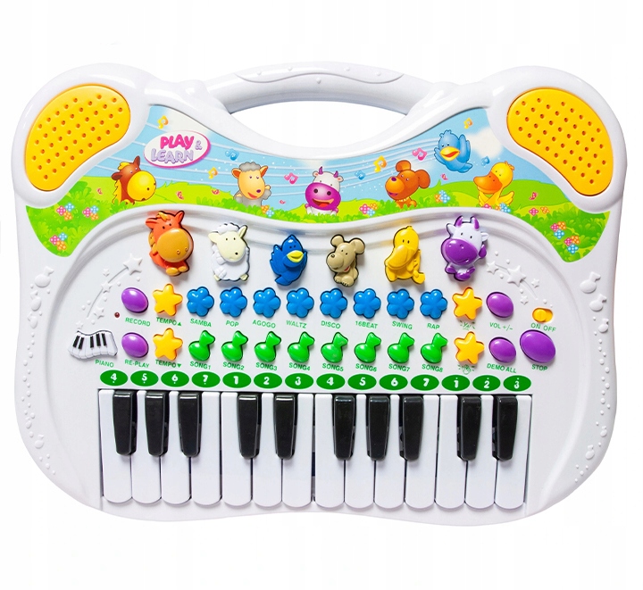 Pianinko Interaktywne Ze Zwierzatkami Organki U18