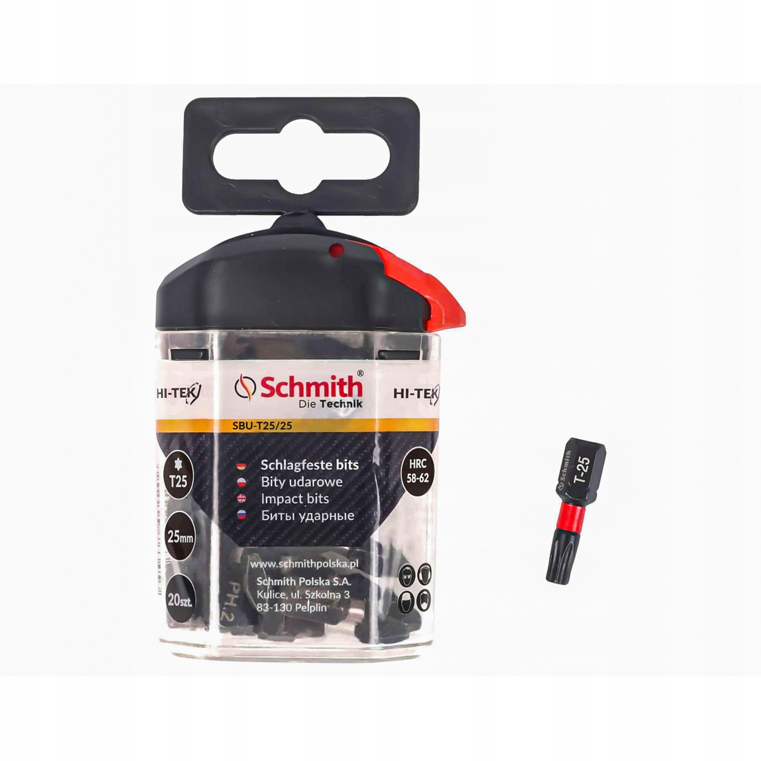 

Bit Udarowy Torx Hi-tek T40 25 mm 1szt Schmith
