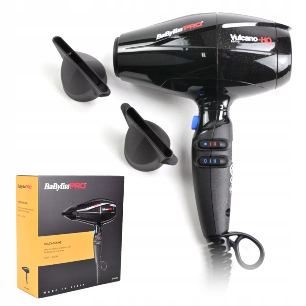 Suszarka do włosów Babyliss Pro Vulcano BAB6980IE 2400W 2 Koncetratory