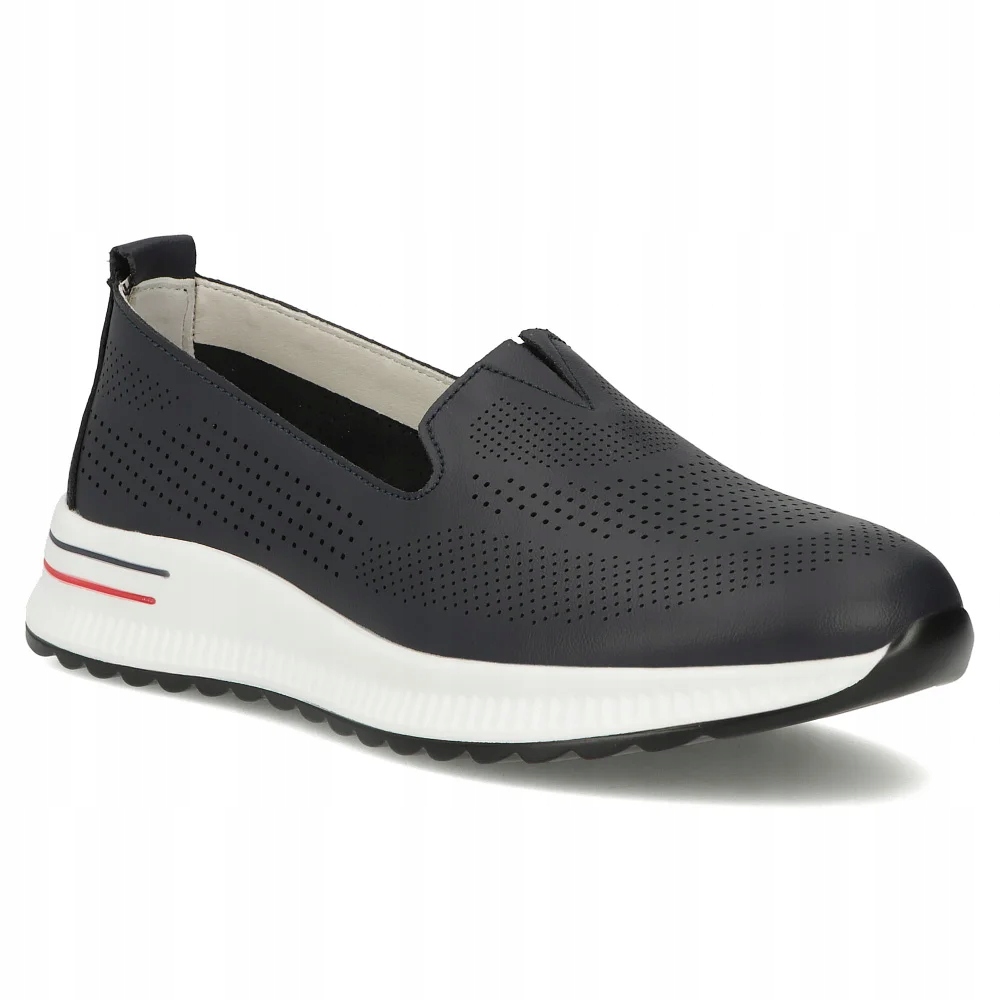 Buty damskie skórzane półbuty Filippo buty na platformie lekkie r.40