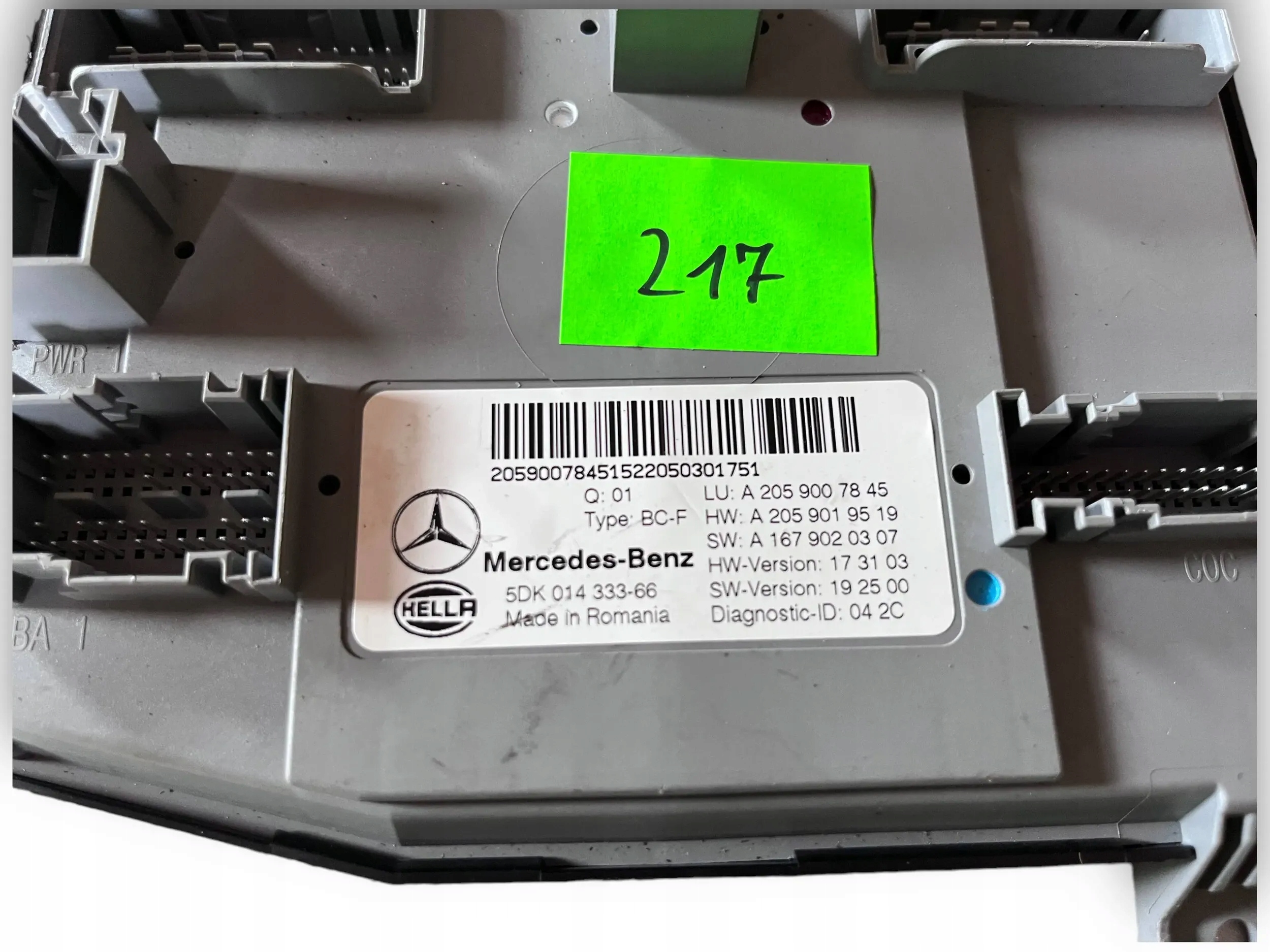 MERCEDES C KLASA W205 module SAM 2059007845 @M