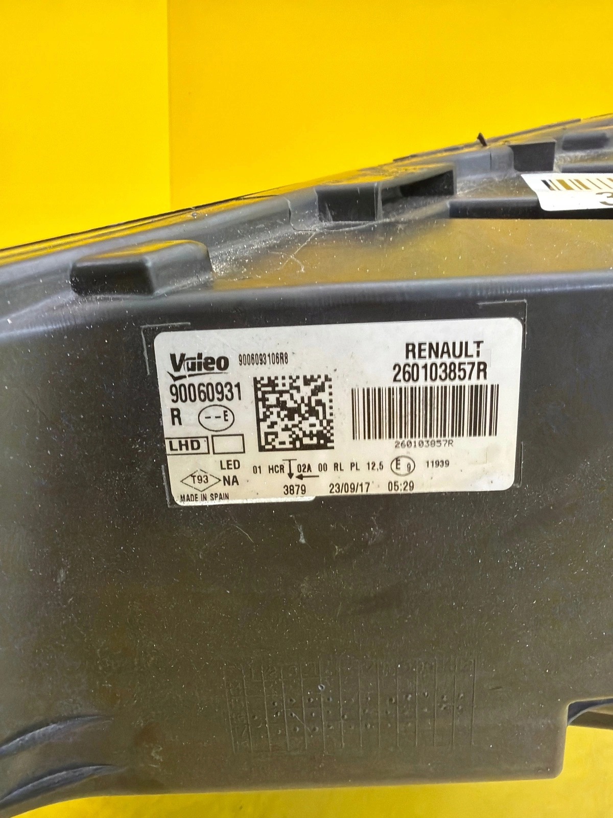 light right Renault Megane 4 IV Full Led 260103857R