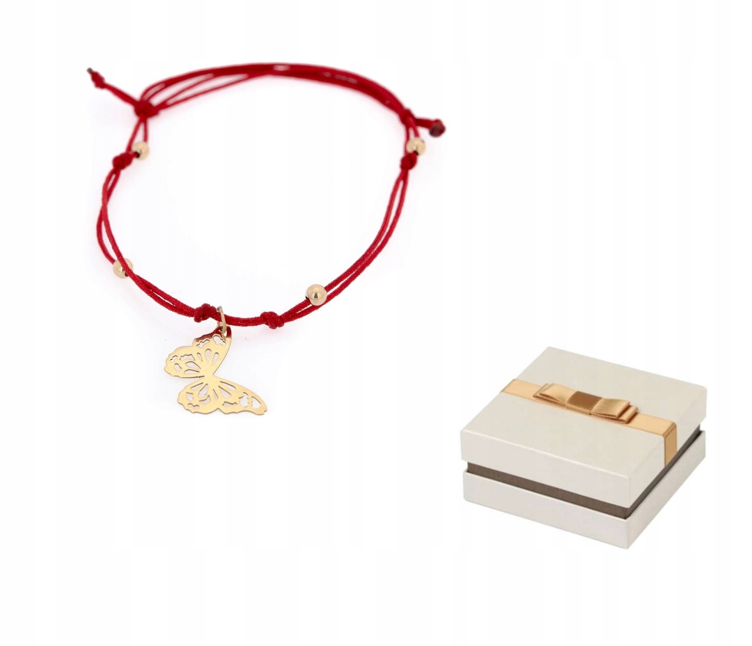 Zlatý náramek Motýl BZ119
