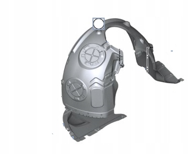 Nadkole przednie Mini Cooper SE F56 BEV Oryginał