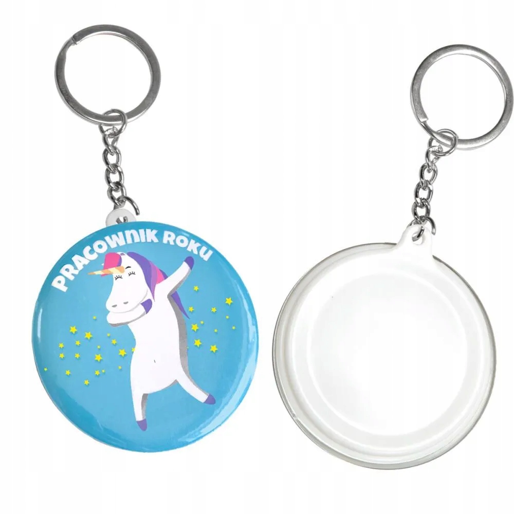 Zestaw do tworzenia breloków do prasy do przypinek 58 mm 100 szt. piny DIY EAN (GTIN) 5908272018271