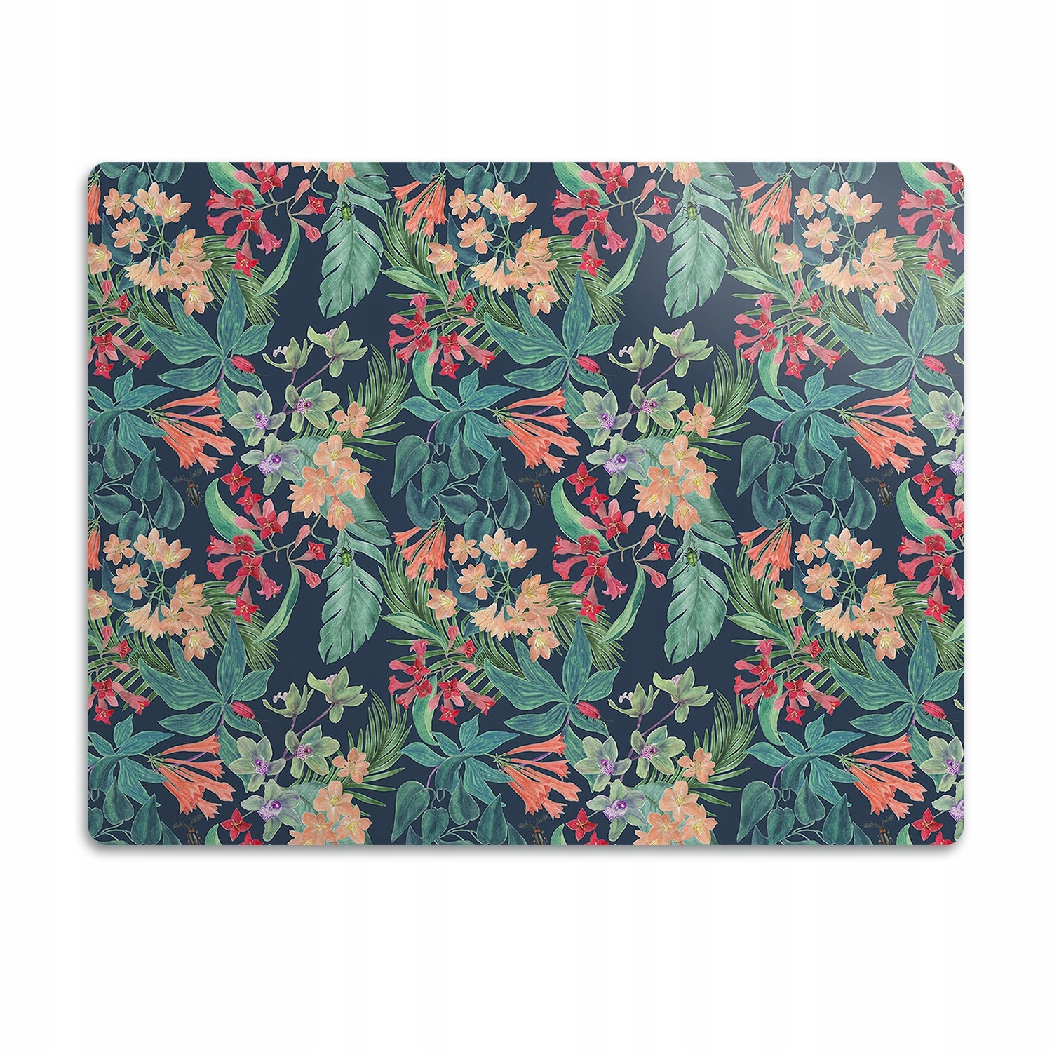 Levně Podložka pro psa pod misku Tropická kompozice 60x40