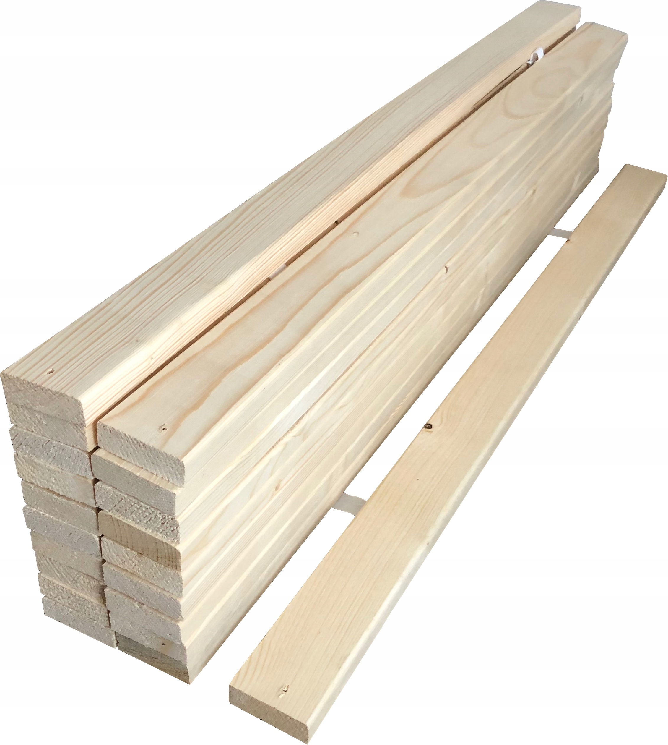 STELAŻ WKŁAD DREWNIANY DO ŁÓŻKA 100x200 - 20 LISTW Rozmiar (cm) 100x200