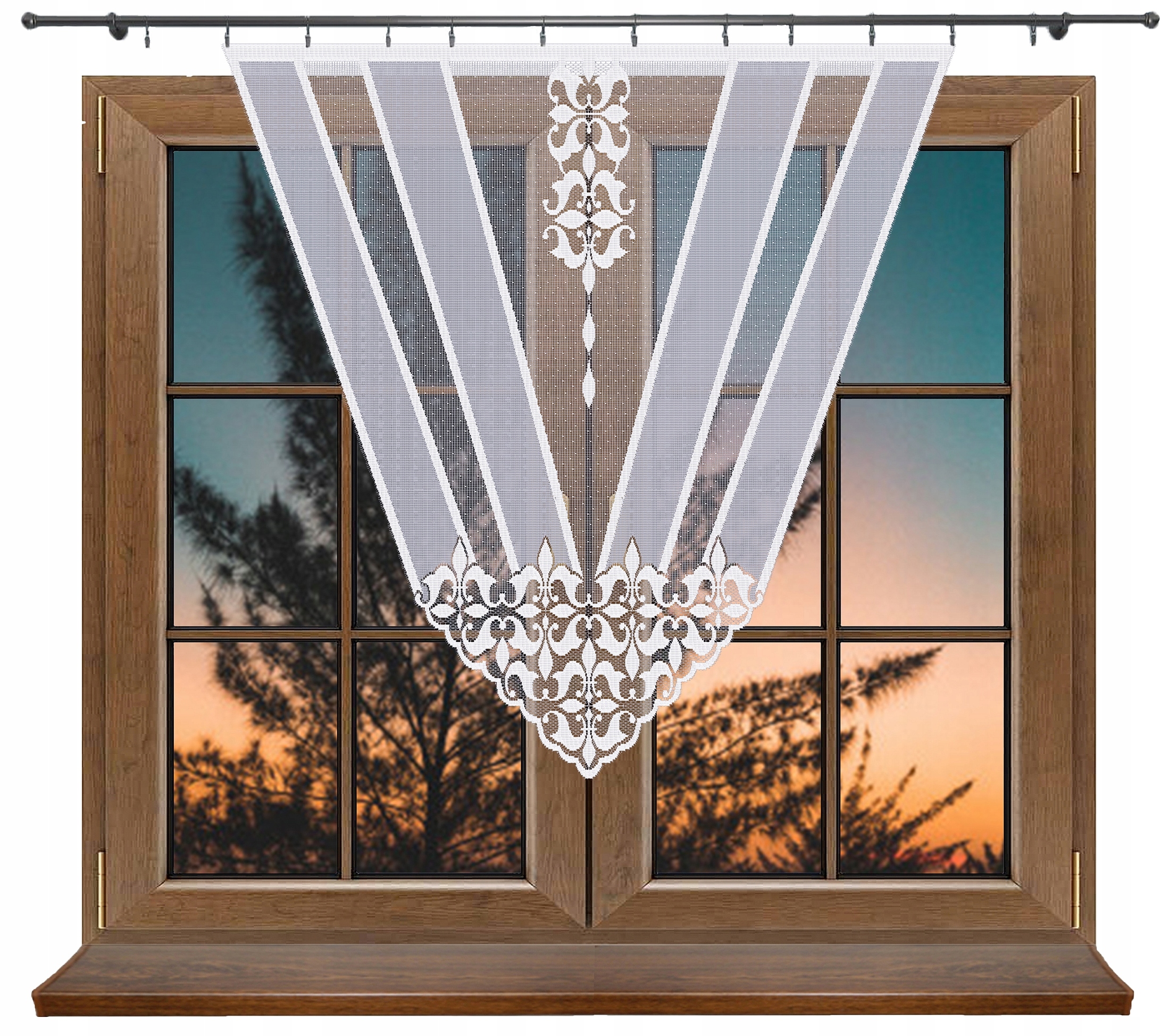 

Panel Ażur Firana Gotowa Żakardowa 130x130 Daria