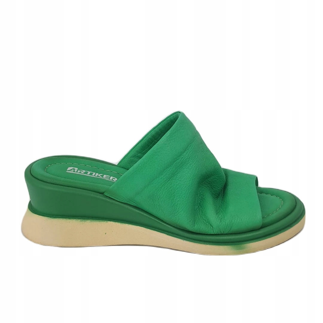 Dámské Nazouváky Artiker 52C1083 Green 39, Zelená