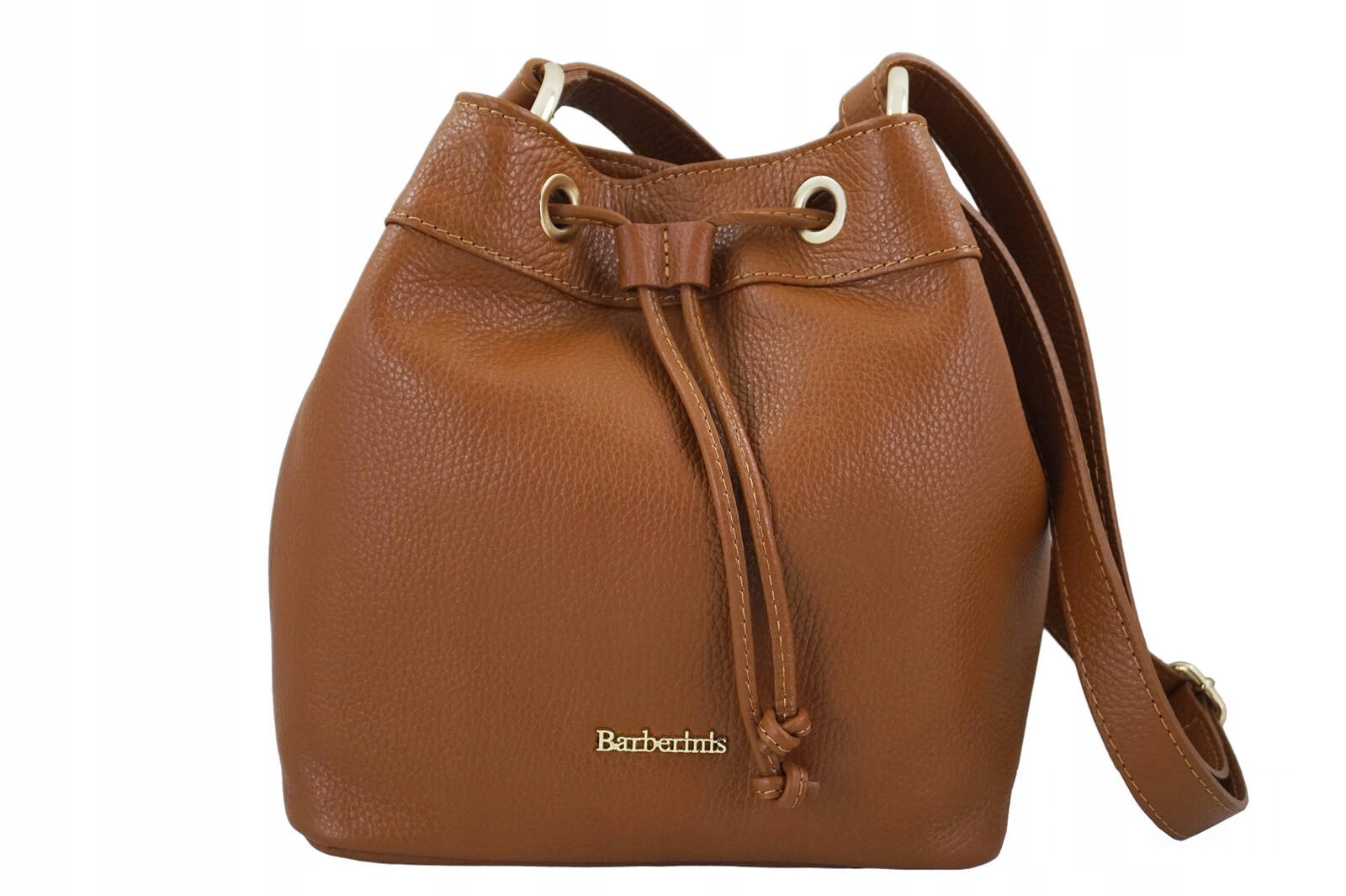 Módní dámská kožená kabelka mini vak Hnědá světlá