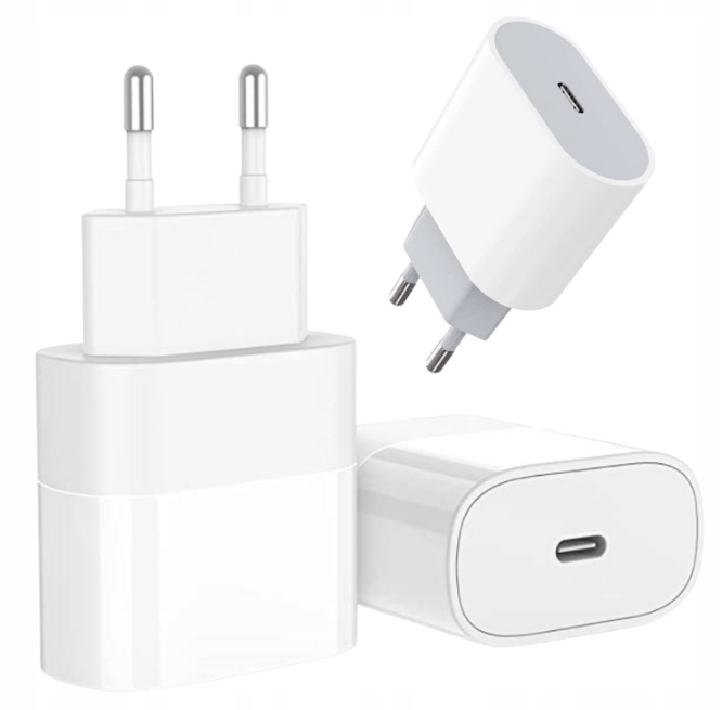 SZYBKA ŁADOWARKA KOSTKA 20W DO APPLE IPHONE X 11 12 13 14 15 ZASILACZ USB-C