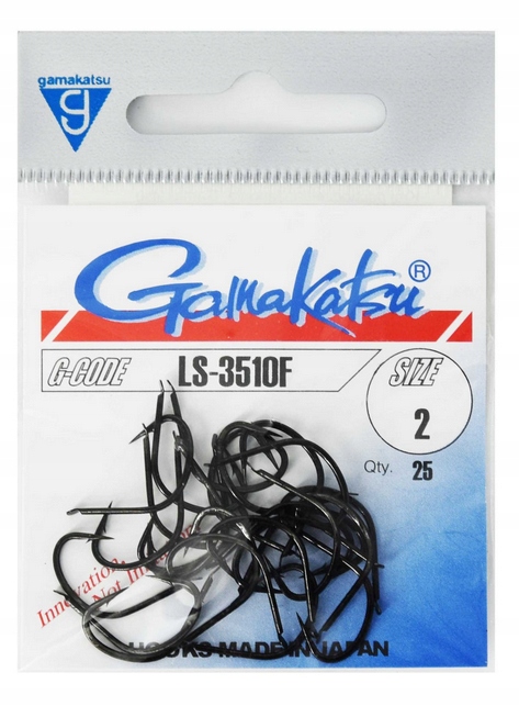 Haczyk Gamakatsu LS-3510F nr4 Black 25szt