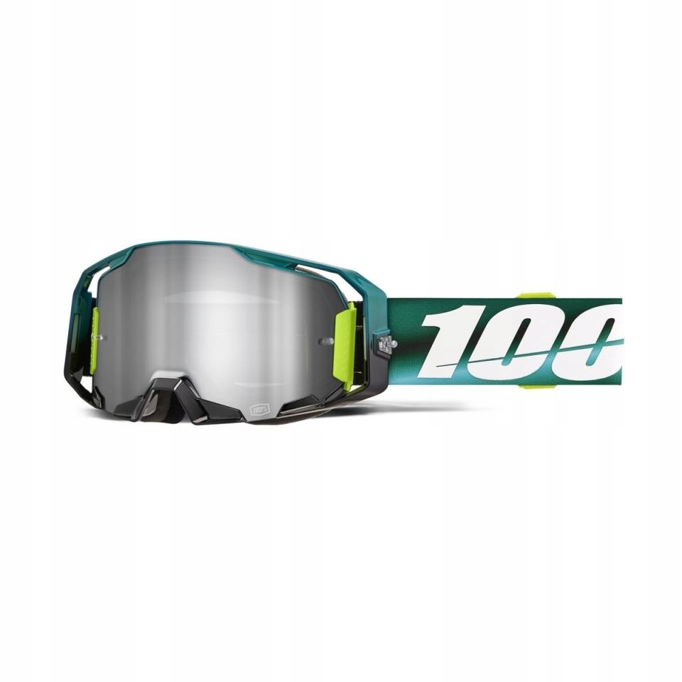 100 % Okuliare Typu Armatic Polarity – Mirror Silver Lens – Farba Zelená/biela