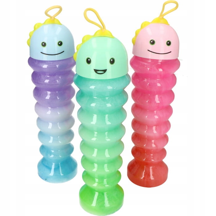 GLUTEK SLIME KROKODYL TĘCZOWY Z BROKATEM XXL MIX 6SZT