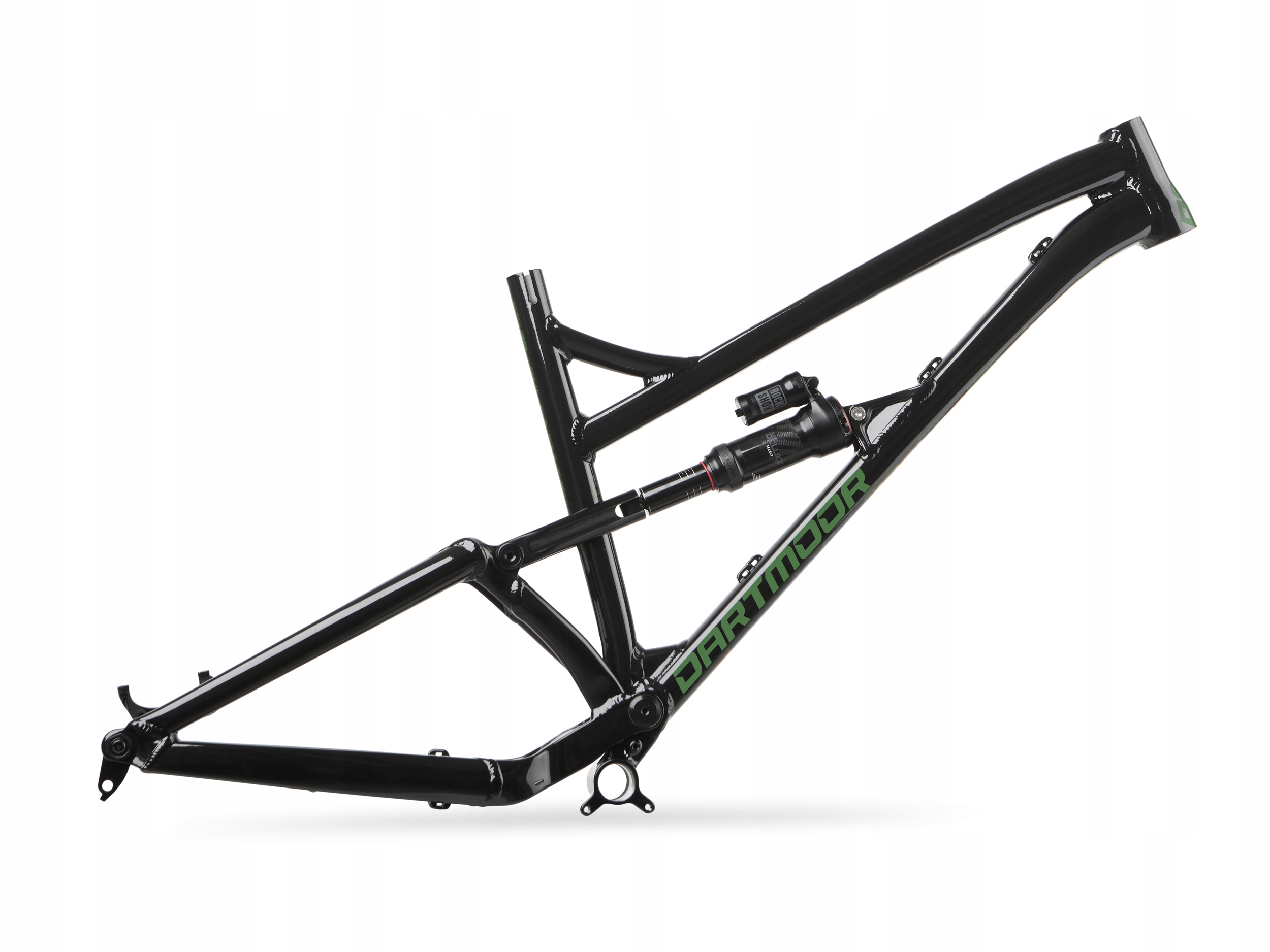 Rám Blackbird 29 s tlumičem Rs Deluxe 230x65 mm, černý/lesní XL