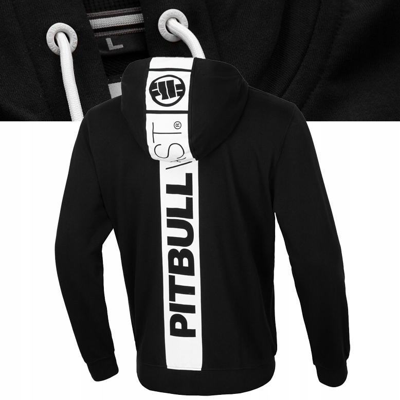 

Męska Bluza Pitbull Rozpinana Nadruk Logo Hilltop