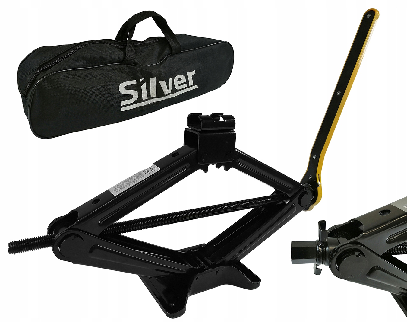 PODNOŚNIK SAMOCHODOWY LEWAREK TRAPEZOWY 2T + KLUCZ EAN (GTIN) 5906479002116