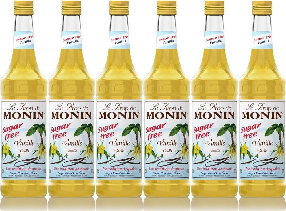 Syrop Monin bez cukru wanilia 700ml x6