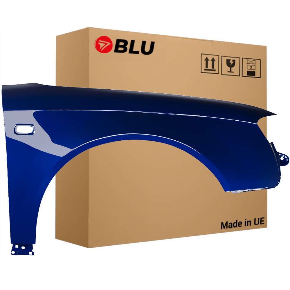 Blu Blatník Audi A4 B7 LY5K pravý modrý 04-08 přední Pozink BrilliantBlau