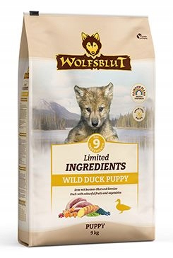 Levně Wolfsblut Dog Puppy Limited Ingred. Wild Duck 9kg