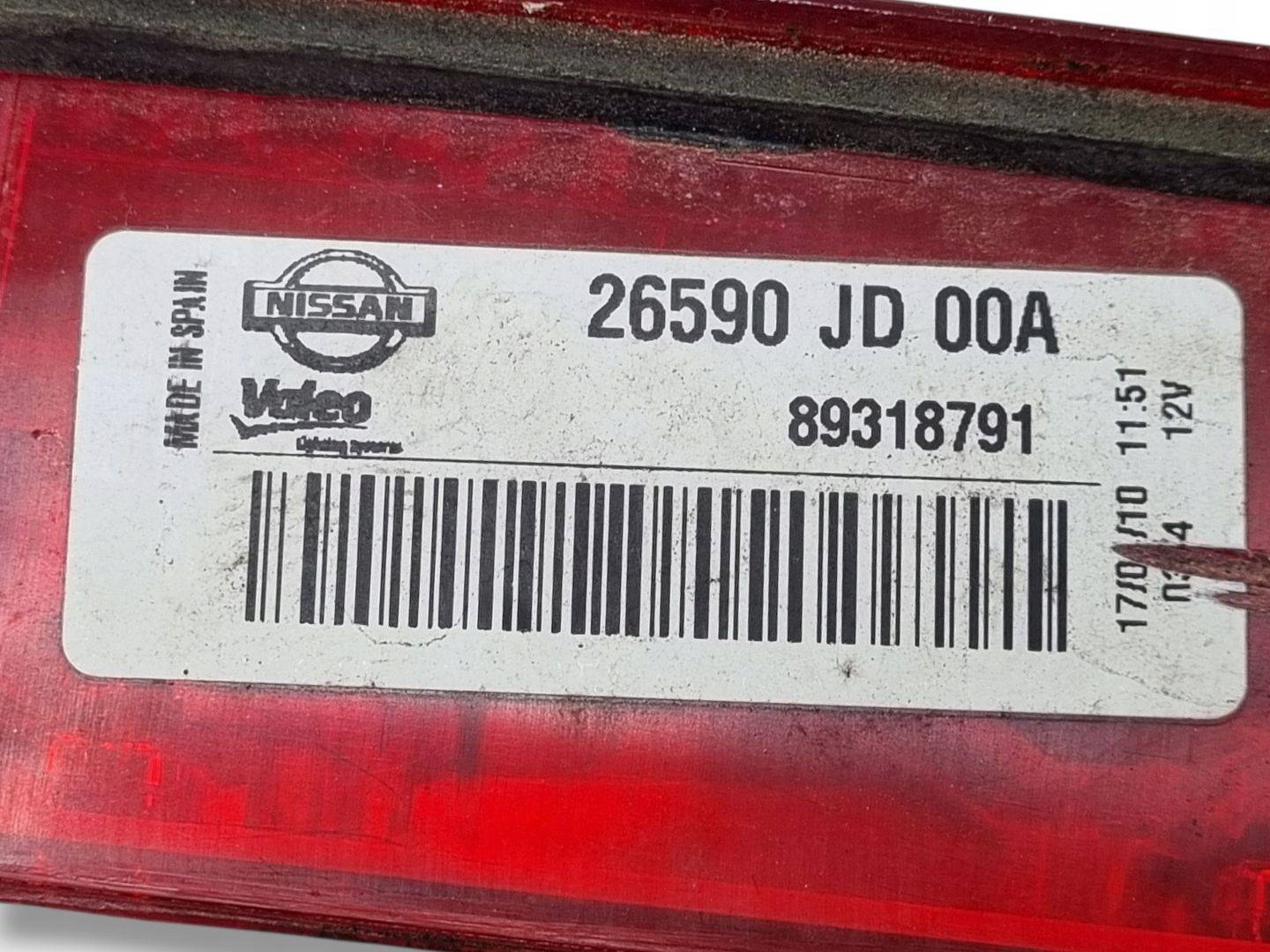 light third brake light Nissan Qashqai J10 facelift J10 2010