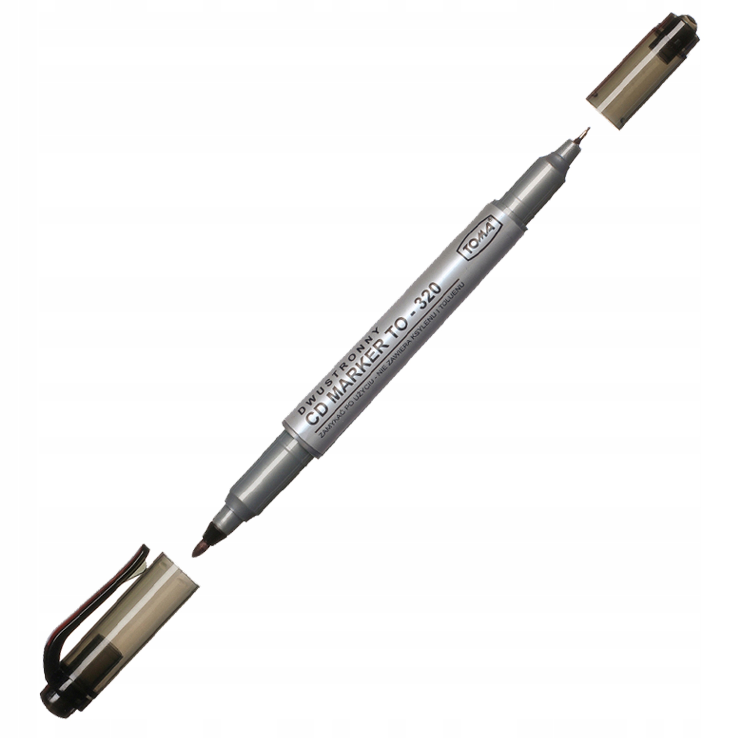 

Marker Do CD TO-320 Dwustronny 0,5/0,8mm Czarny