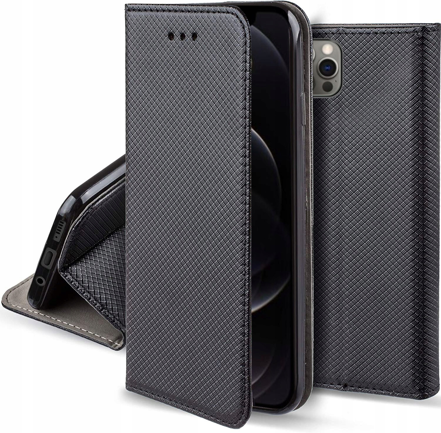 

Etui do Iphone 12 12 Pro Magnet Smart Case Szkło